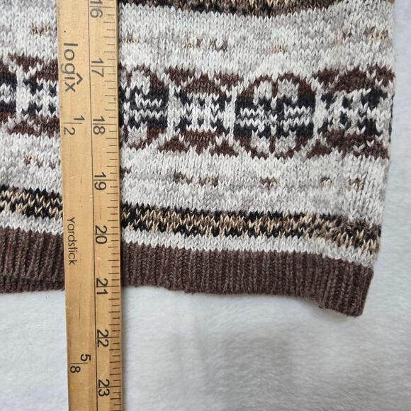 Fiorlini Womens Vintage 90s Fair Isle Preppy British Countryside Sweater Vest L - Picture 9 of 9